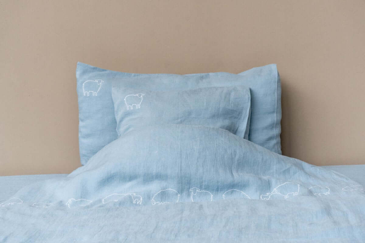 Leinenbettwäsche für Kinder (GOTS) - (80x80, 135x200, 100x135)